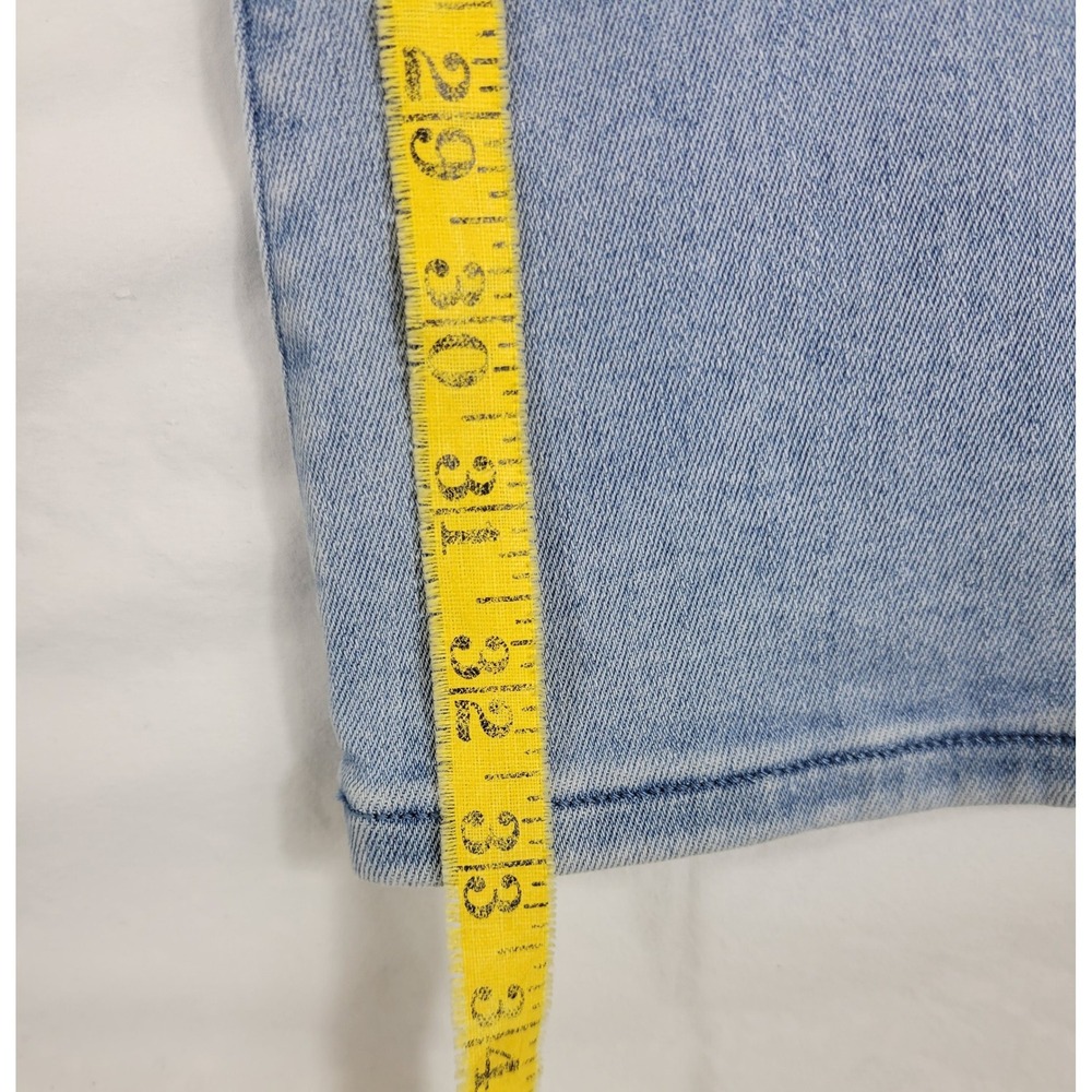 American Eagle Luxe Stretch Flare Jeans Light Wash High Rise Pull On S L555TLN - Picture 3 of 11